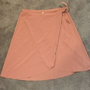 Athleta Wrap Skirt in Soft Pink